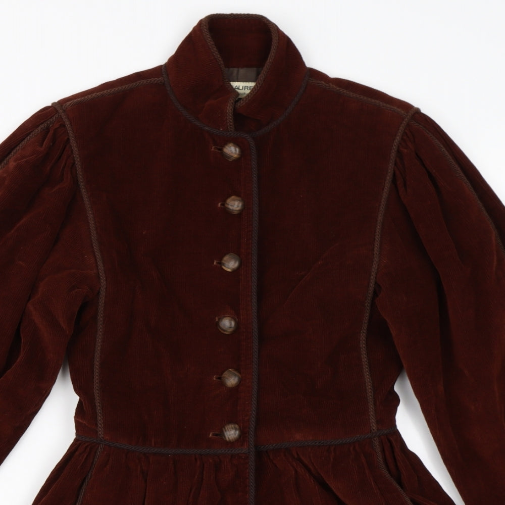 Saint Laurent Womens Brown   Overcoat Coat Size 34