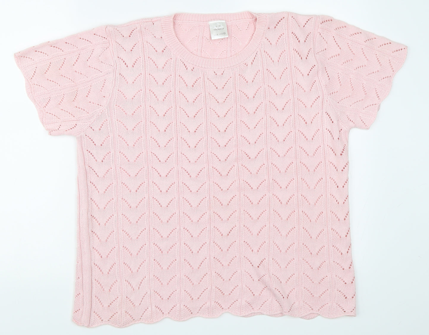 Preworn Womens Pink   Pullover Jumper Size 12