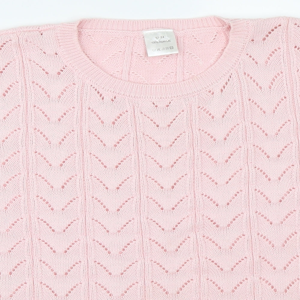 Preworn Womens Pink   Pullover Jumper Size 12