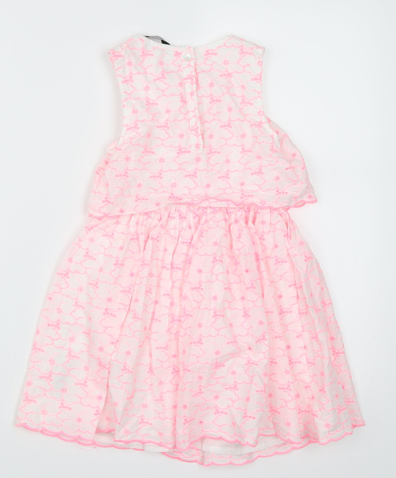 George Girls Pink   Skater Dress  Size 5-6 Years