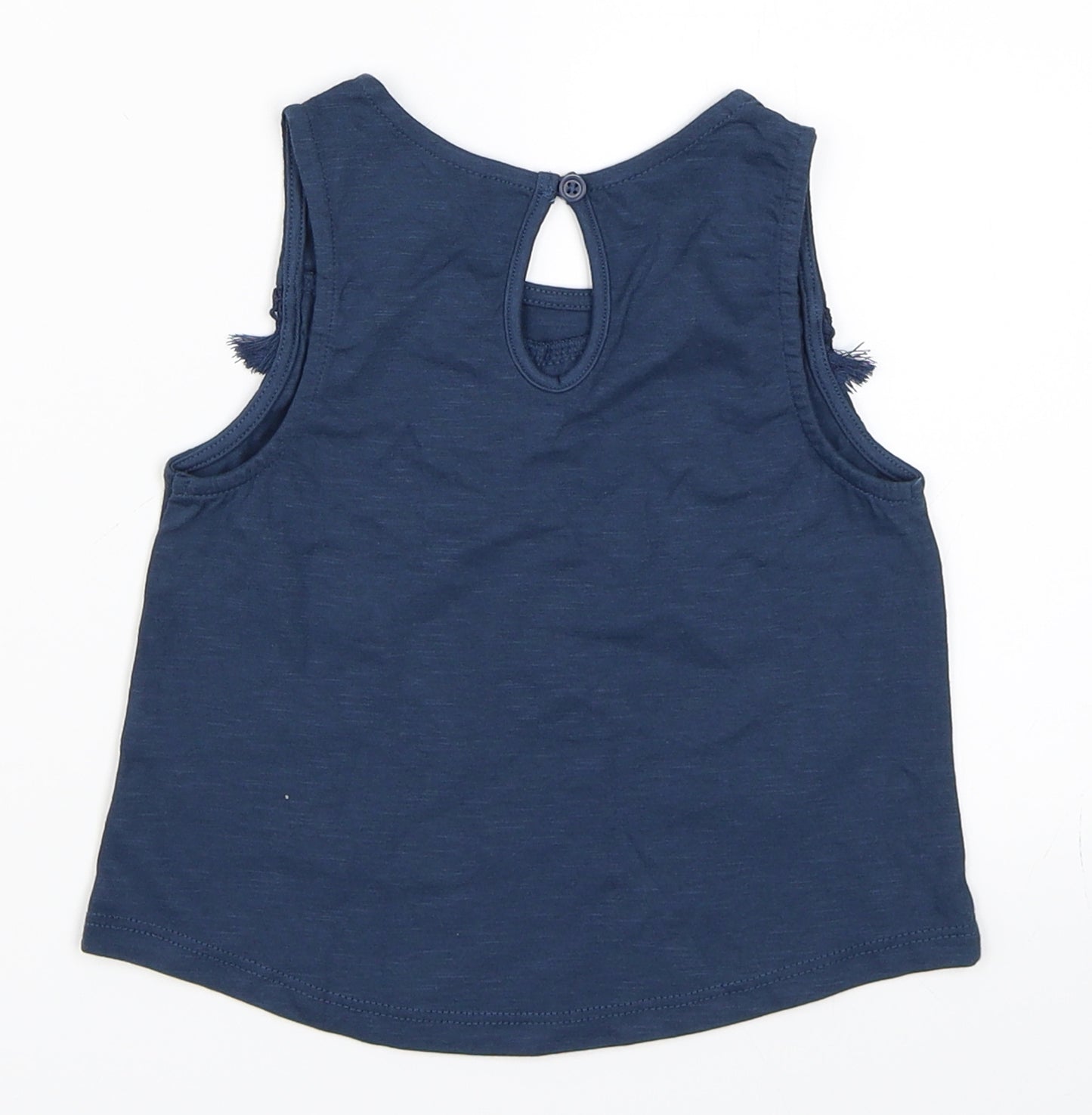 TU Girls Blue   Basic Tank Size 4 Years