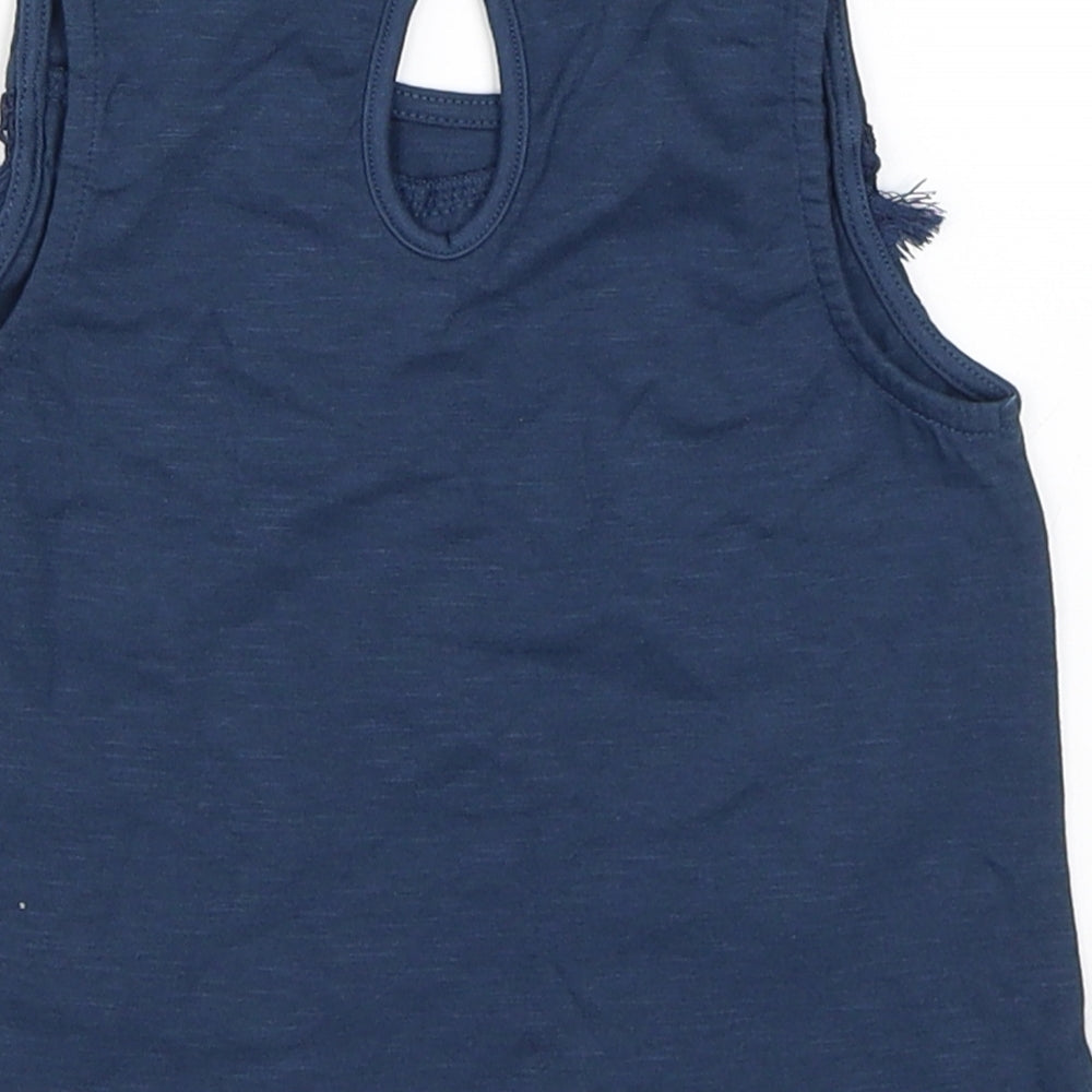 TU Girls Blue   Basic Tank Size 4 Years