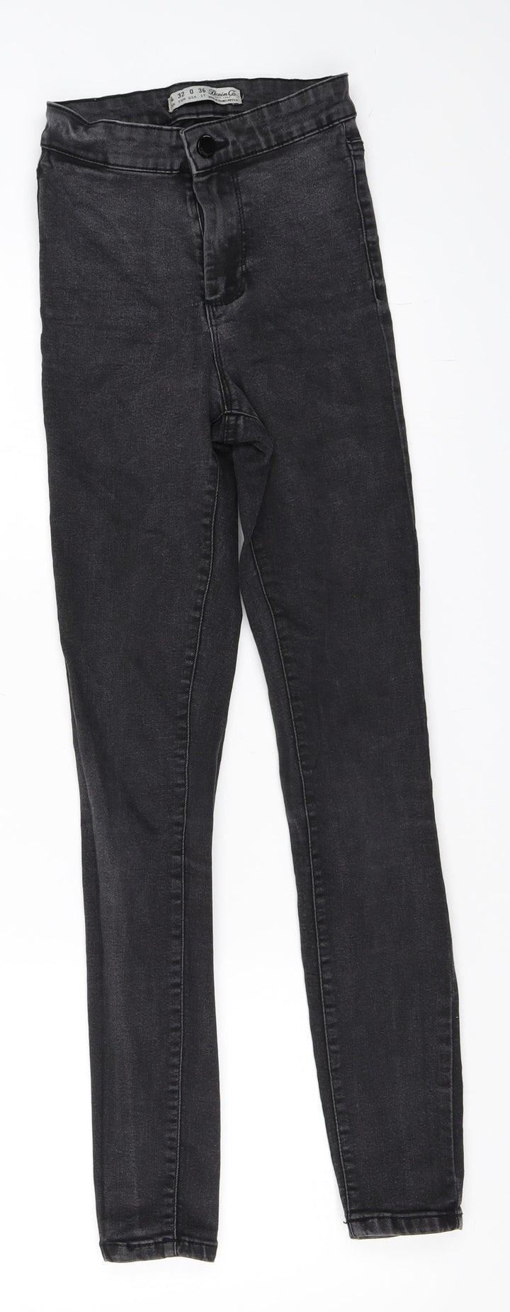 Primark Womens Black Denim Skinny Jeans Size 32 L26 in