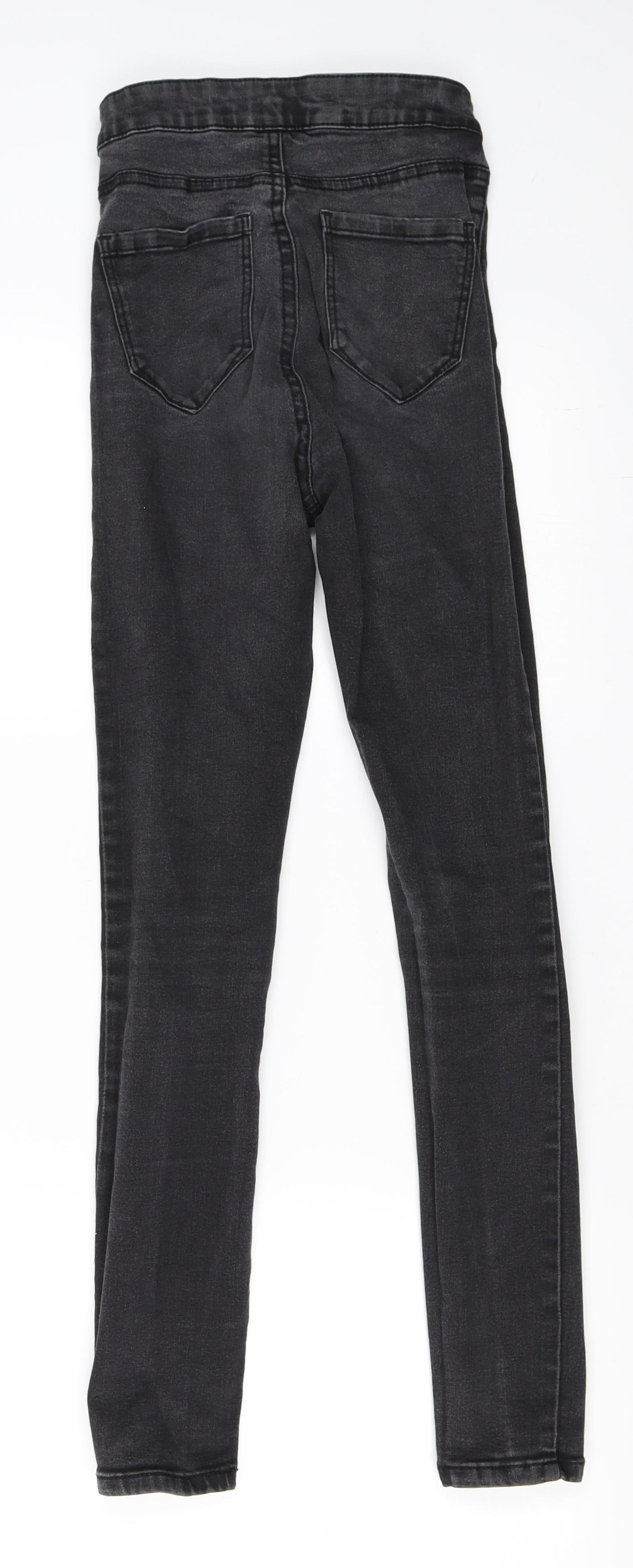 Primark Womens Black  Denim Skinny Jeans Size 32 L26 in