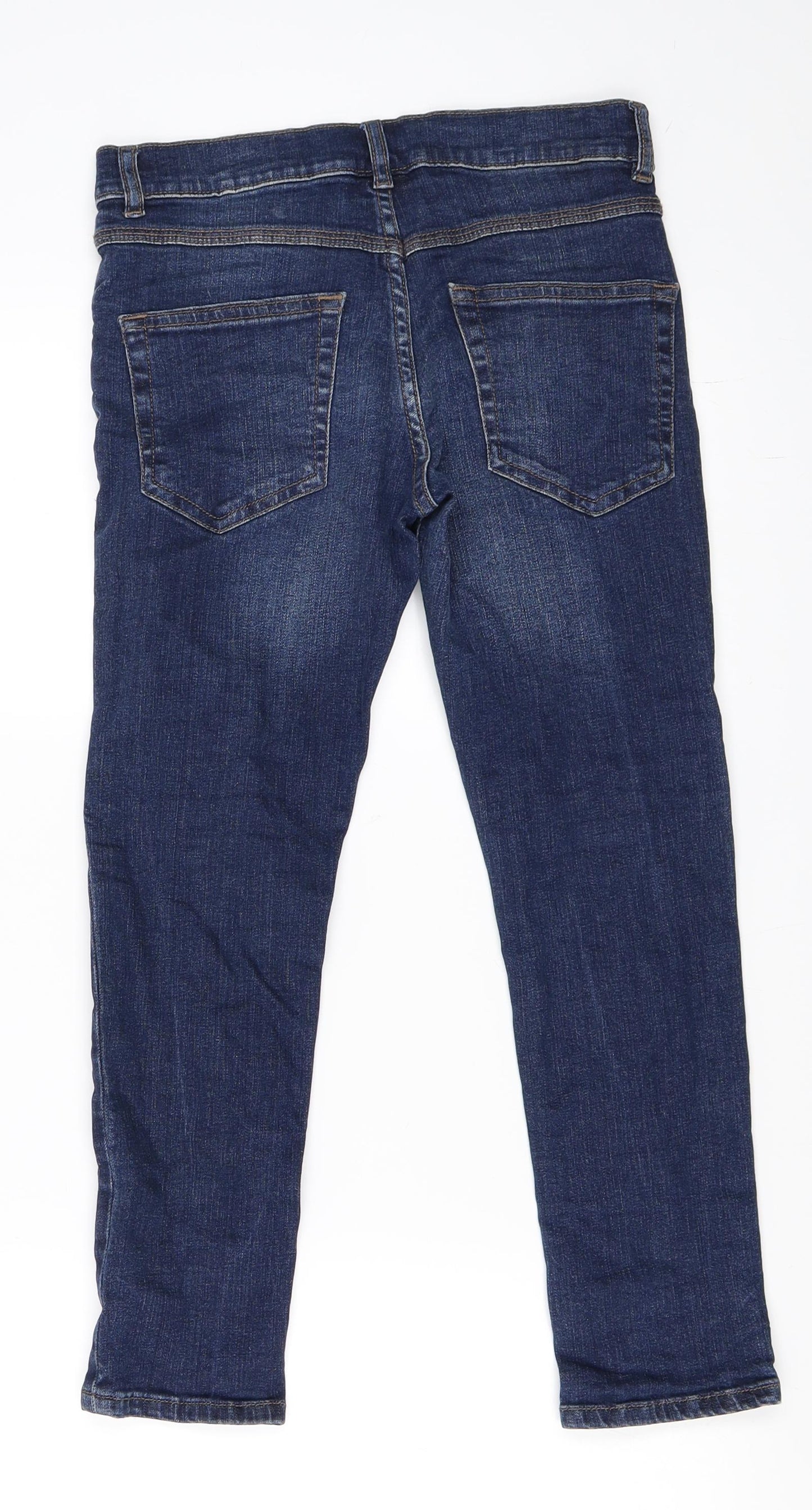 F&F Boys Blue  Denim Straight Jeans Size 8-9 Years