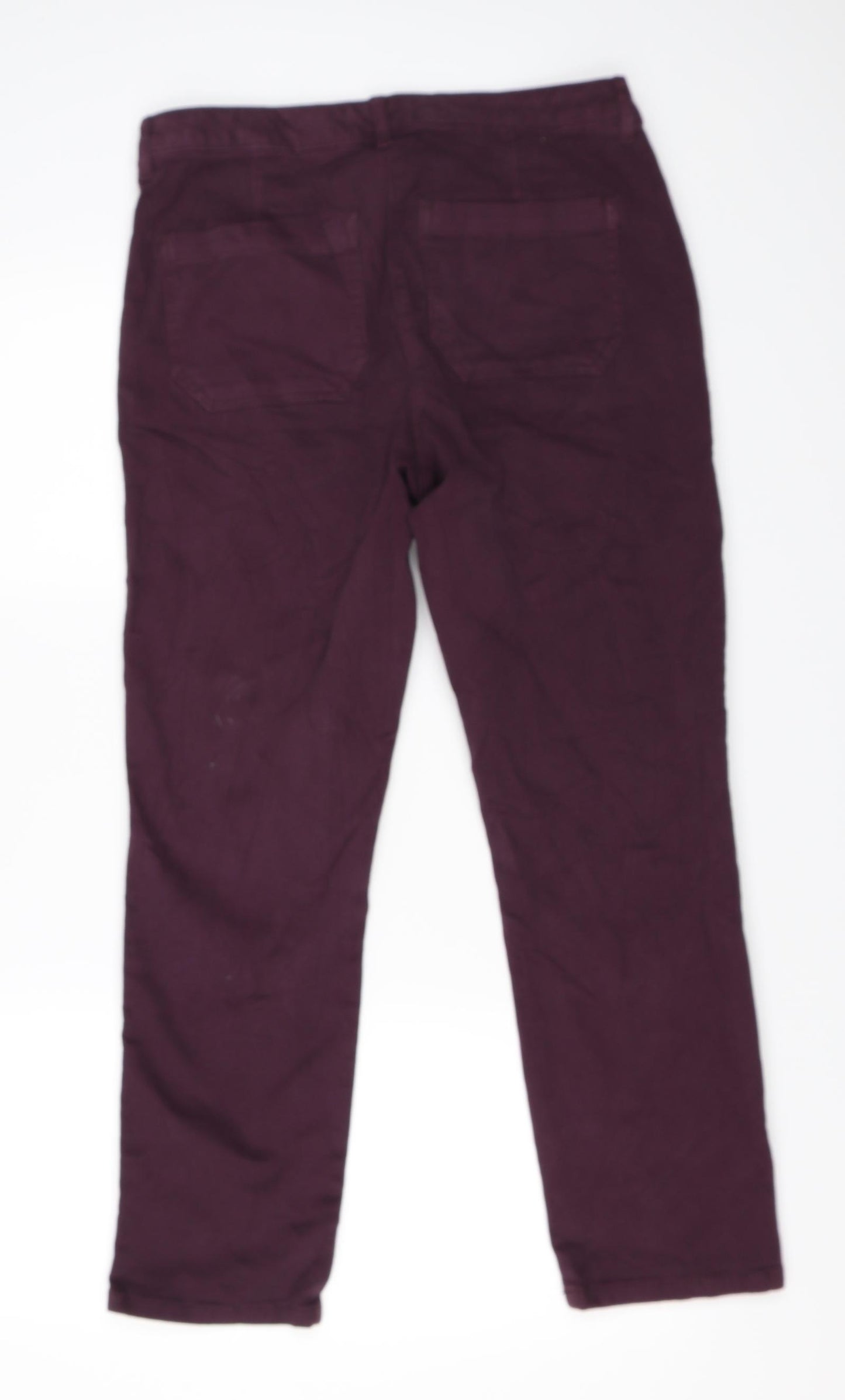 NEXT Womens Purple  Denim Straight Jeans Size 12 L26 in