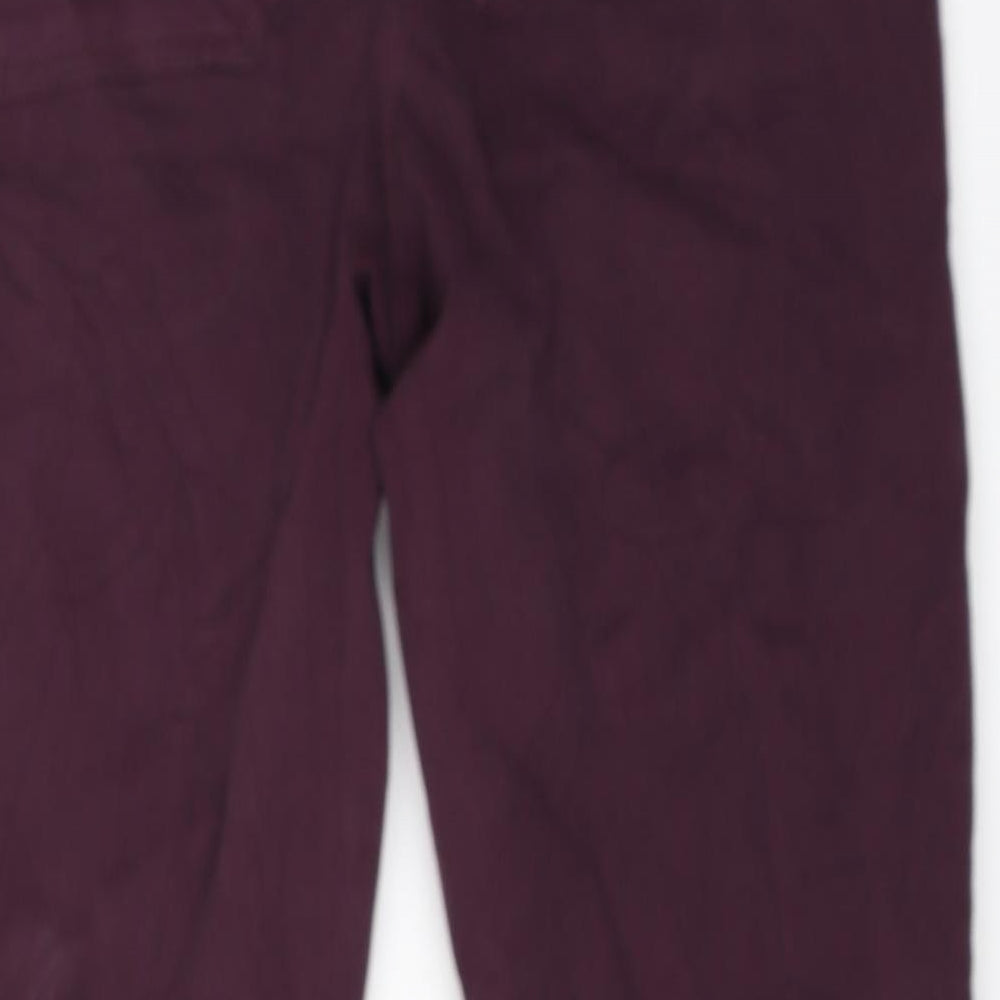 NEXT Womens Purple  Denim Straight Jeans Size 12 L26 in