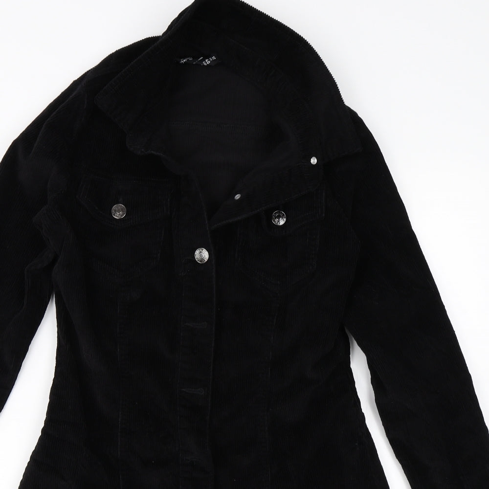 Primark Womens Black  Corduroy Shift  Size 12