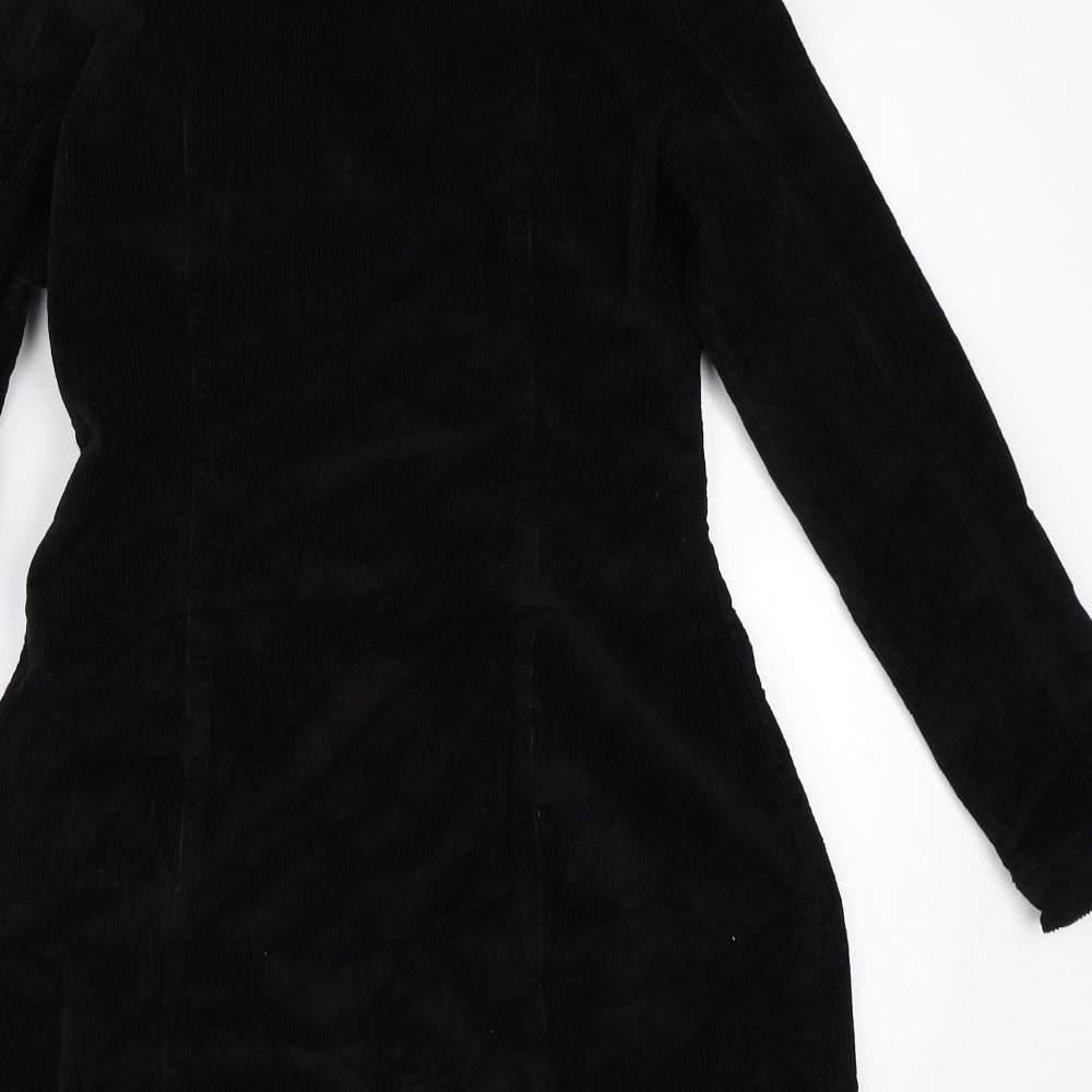 Primark Womens Black  Corduroy Shift  Size 12