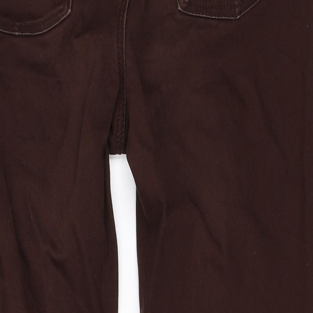 BHS Womens Brown   Cropped Jeans Size 10 L22 in