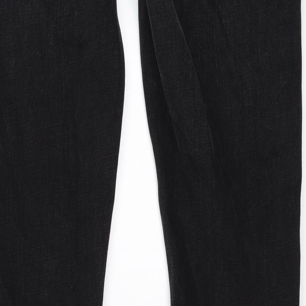Topman Mens Black  Denim Skinny Jeans Size 34 in L33 in