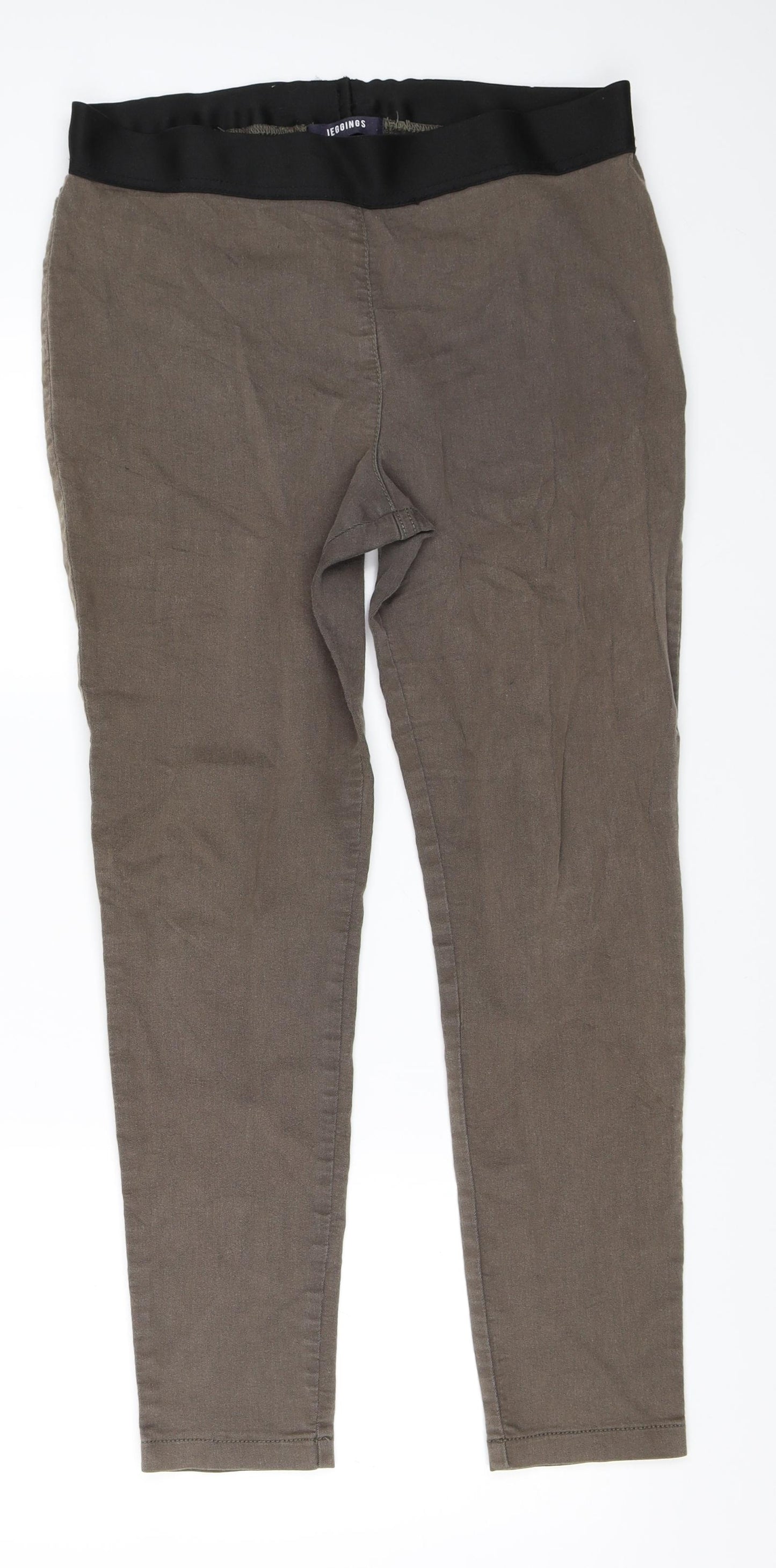 Marks and Spencer Womens Grey   Jegging Leggings Size 14 L27 in