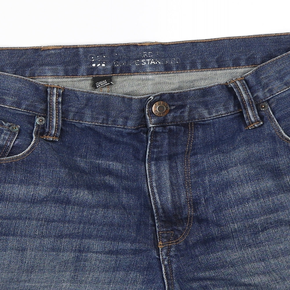 Gap Womens Blue  Denim Cut-Off Shorts Size 36