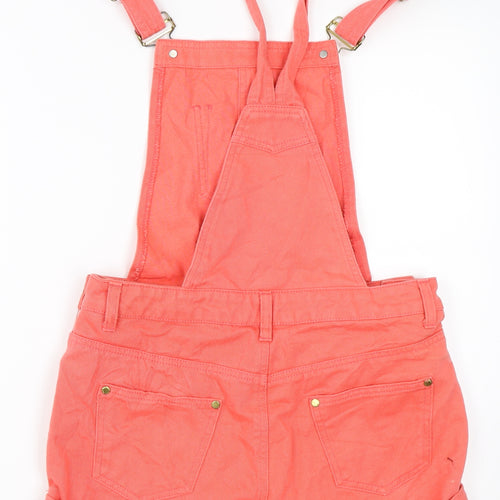 Miss Selfridge Womens Pink  Denim Dungaree One-Piece Size 12