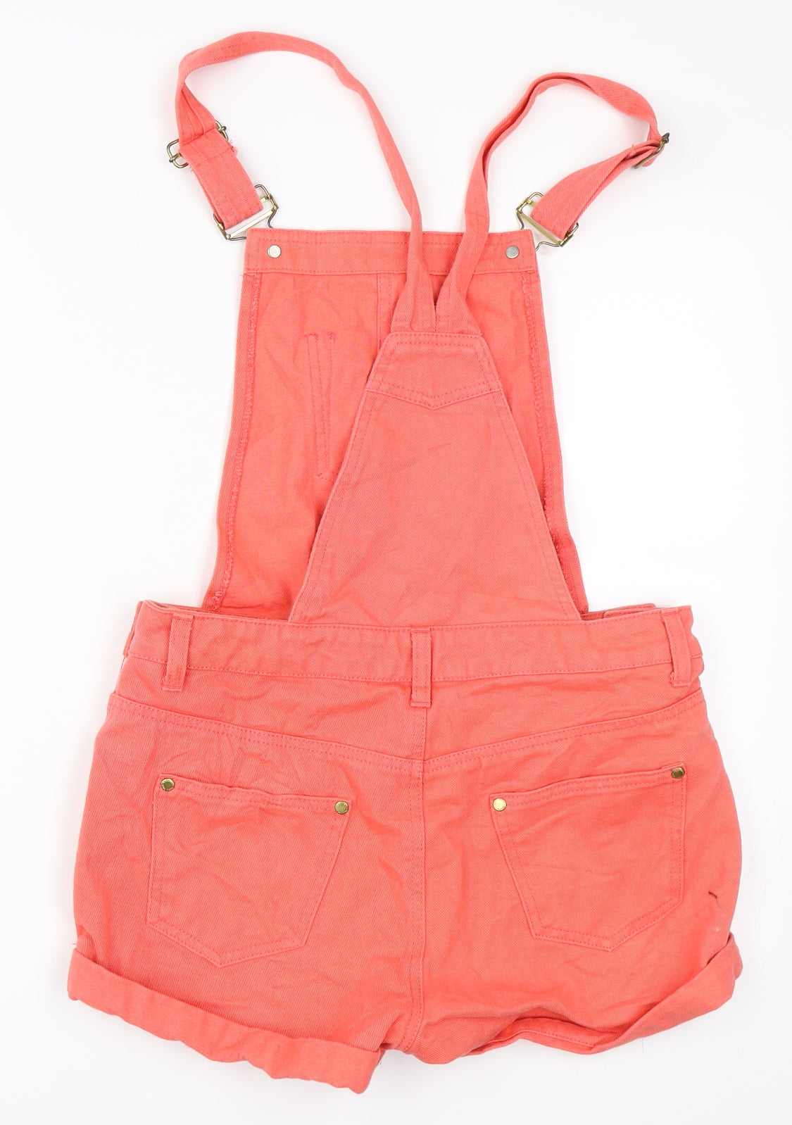 Miss Selfridge Womens Pink  Denim Dungaree One-Piece Size 12