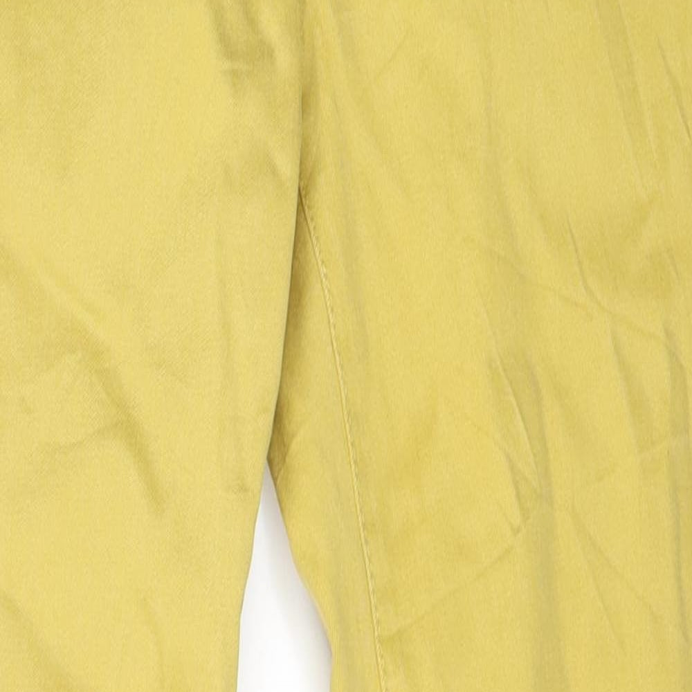 NEXT Womens Yellow  Denim Skinny Jeans Size 8 L29 in