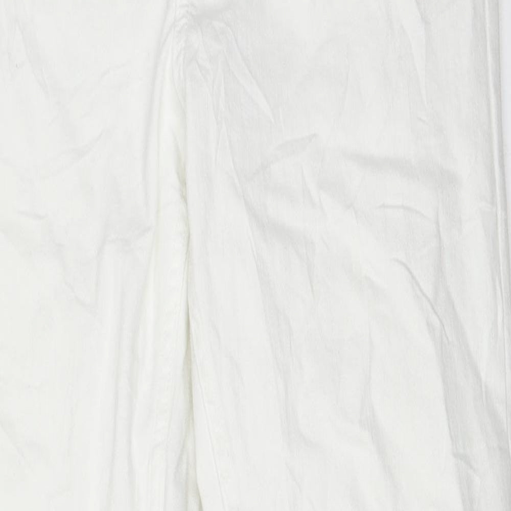 H&M Womens White  Denim Skinny Jeans Size 32 L30 in