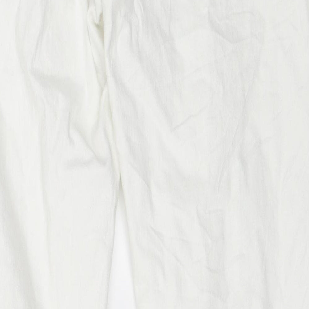 H&M Womens White  Denim Skinny Jeans Size 32 L30 in