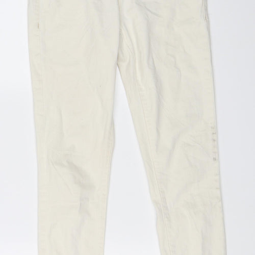 Topshop Womens Ivory  Denim Skinny Jeans Size 30 in L30 in