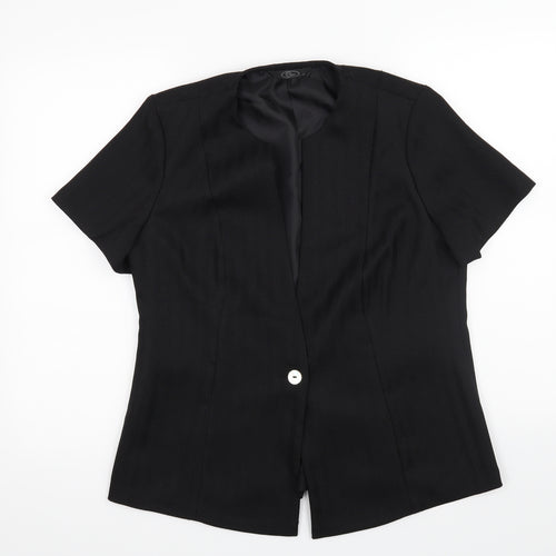 Bonmarché Womens Black   Jacket Blazer Size 12