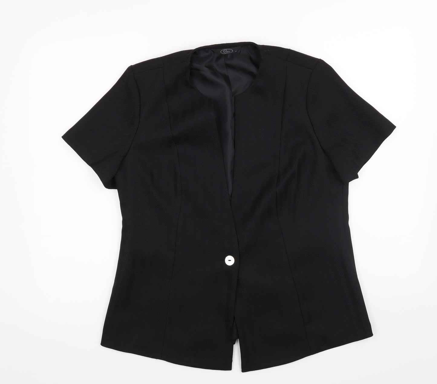Bonmarché Womens Black   Jacket Blazer Size 12