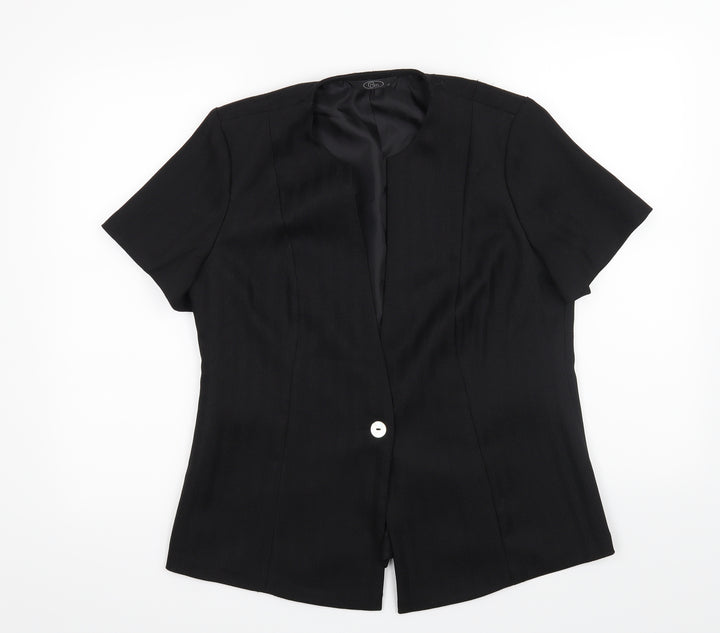 Bonmarché Womens Black   Jacket Blazer Size 12