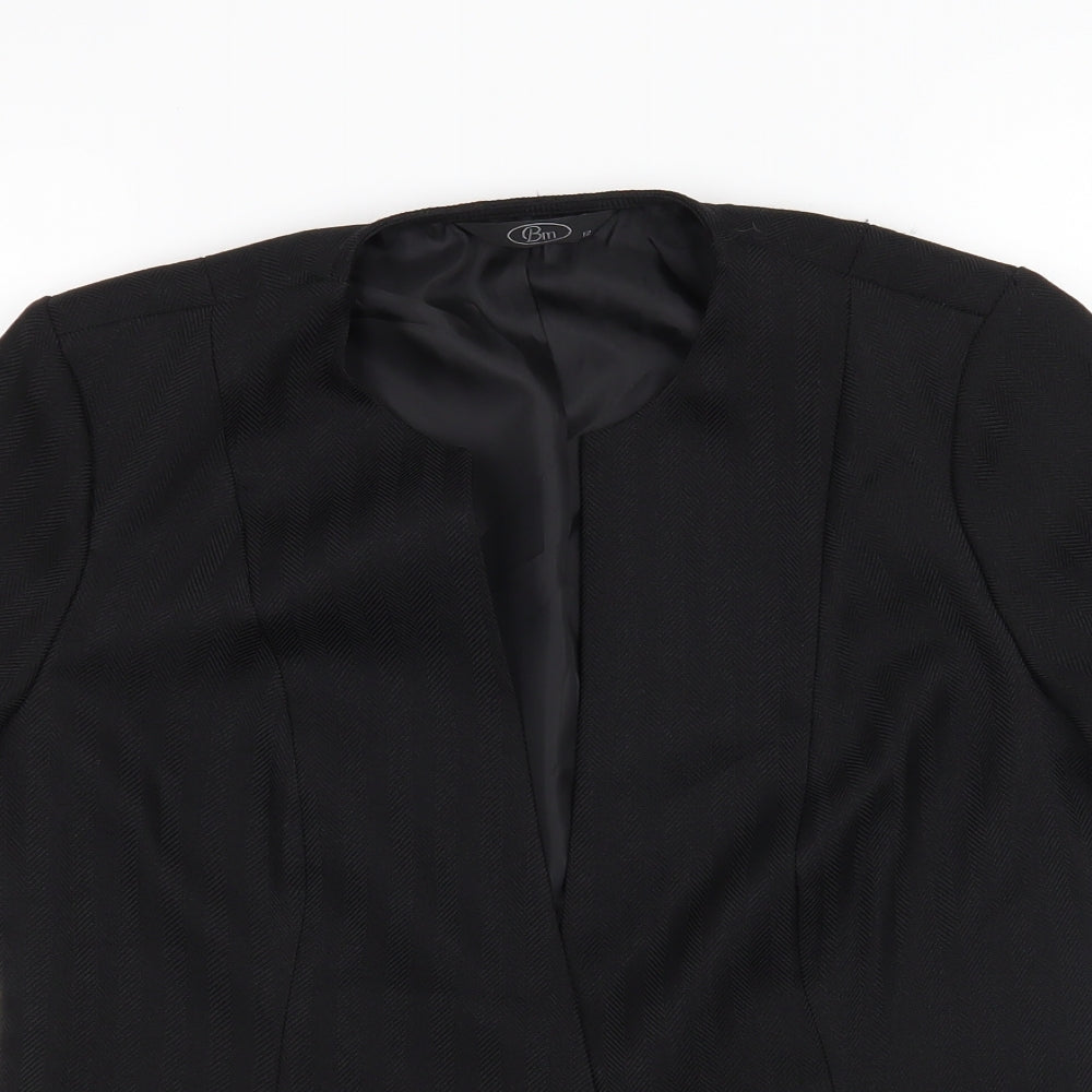 Bonmarché Womens Black   Jacket Blazer Size 12