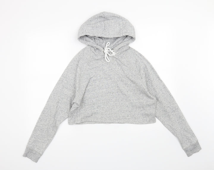 H&M Womens Grey Pullover Hoodie Size S