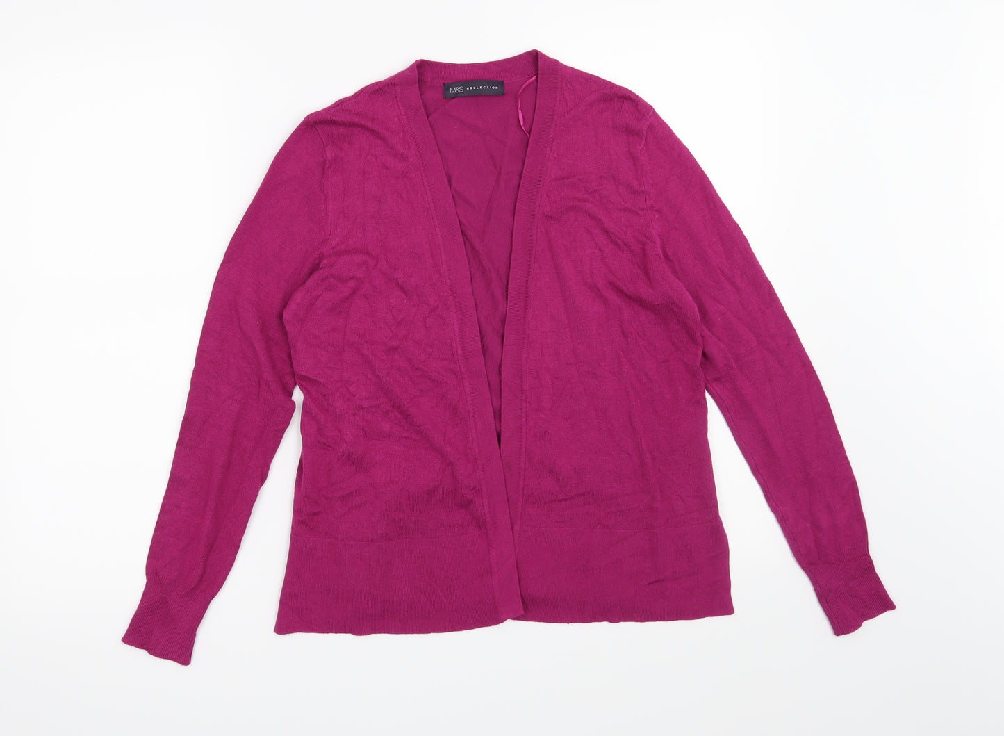 Marks and Spencer Womens Pink   Cardigan Jumper Size 10