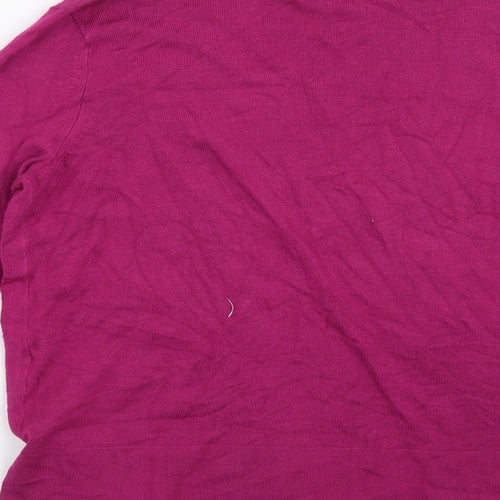 Marks and Spencer Womens Pink   Cardigan Jumper Size 10