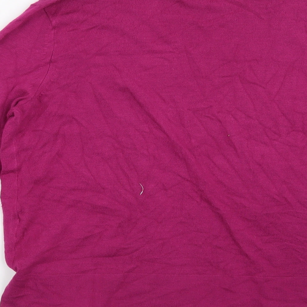 Marks and Spencer Womens Pink   Cardigan Jumper Size 10