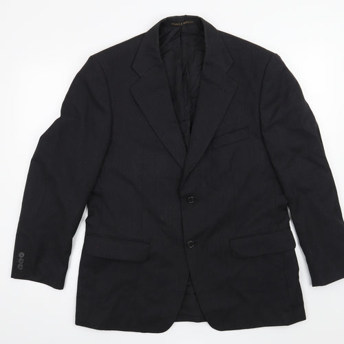 Marks and Spencer Mens Blue   Jacket Suit Jacket Size 40