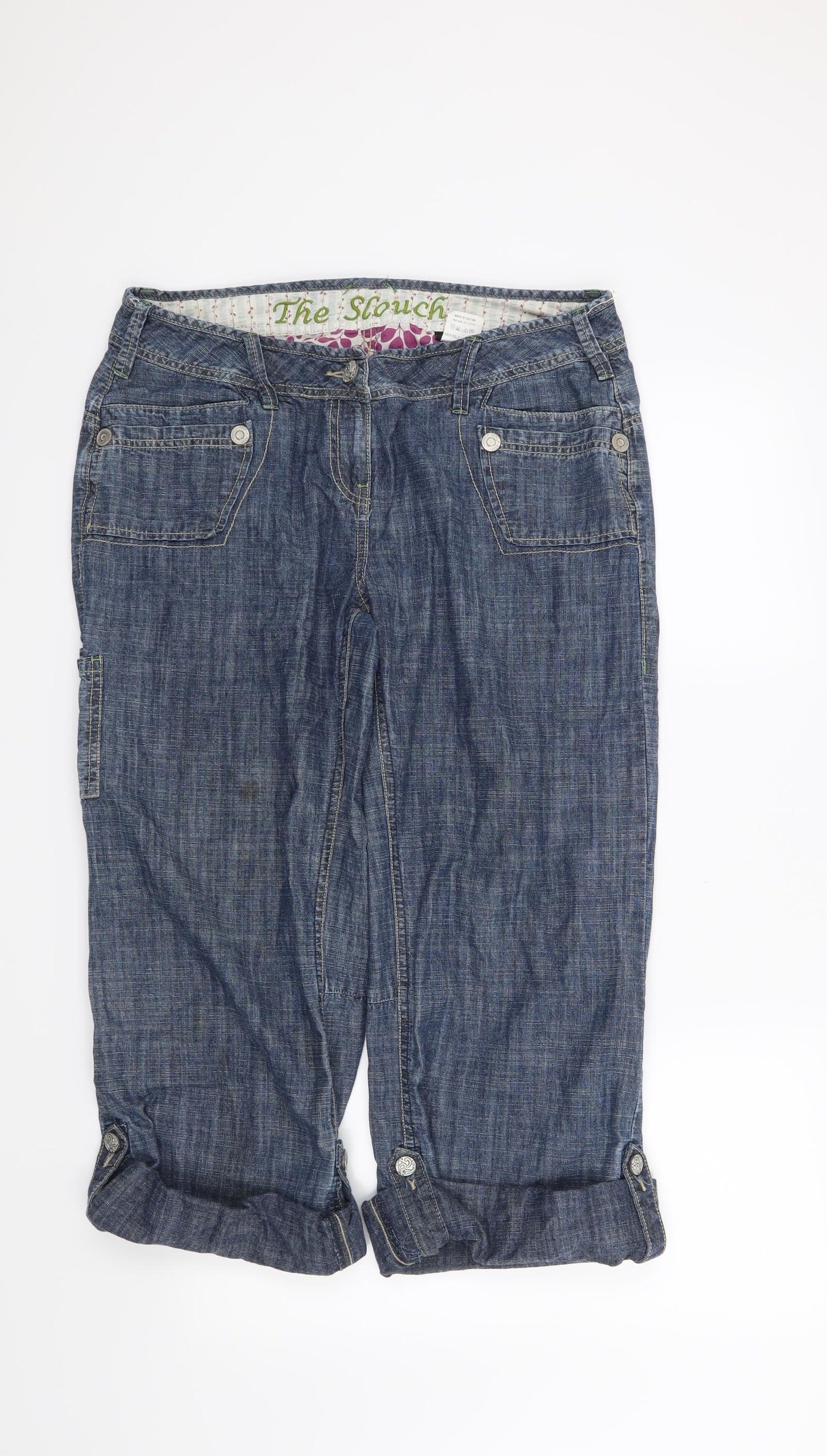 NEXT Womens Blue   Straight Jeans Size 14 L23 in
