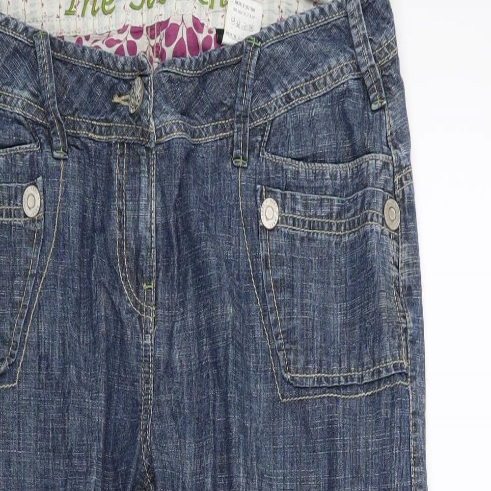 NEXT Womens Blue   Straight Jeans Size 14 L23 in