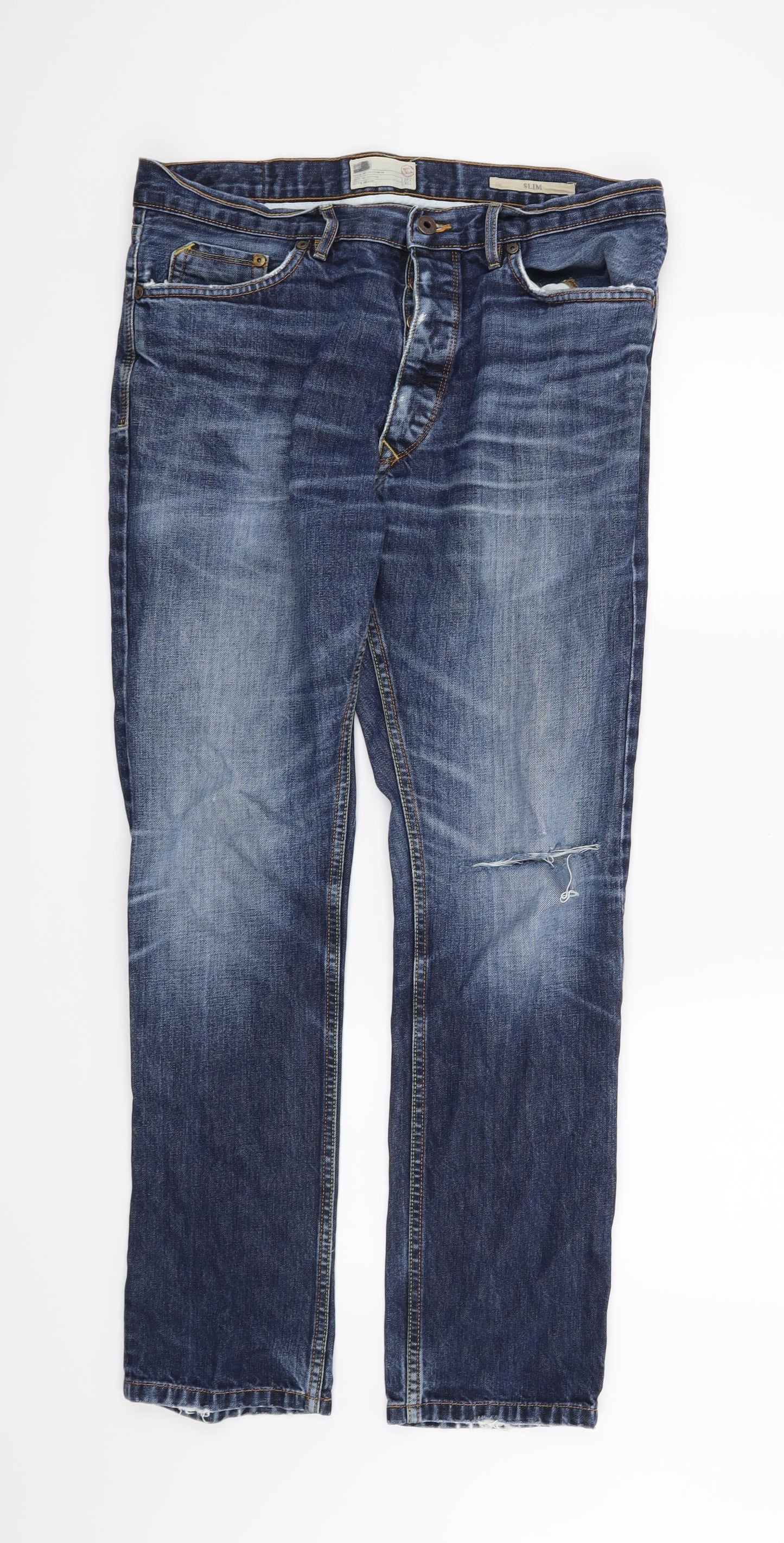 North Coast Mens Blue   Straight Jeans Size 36 in L31 in