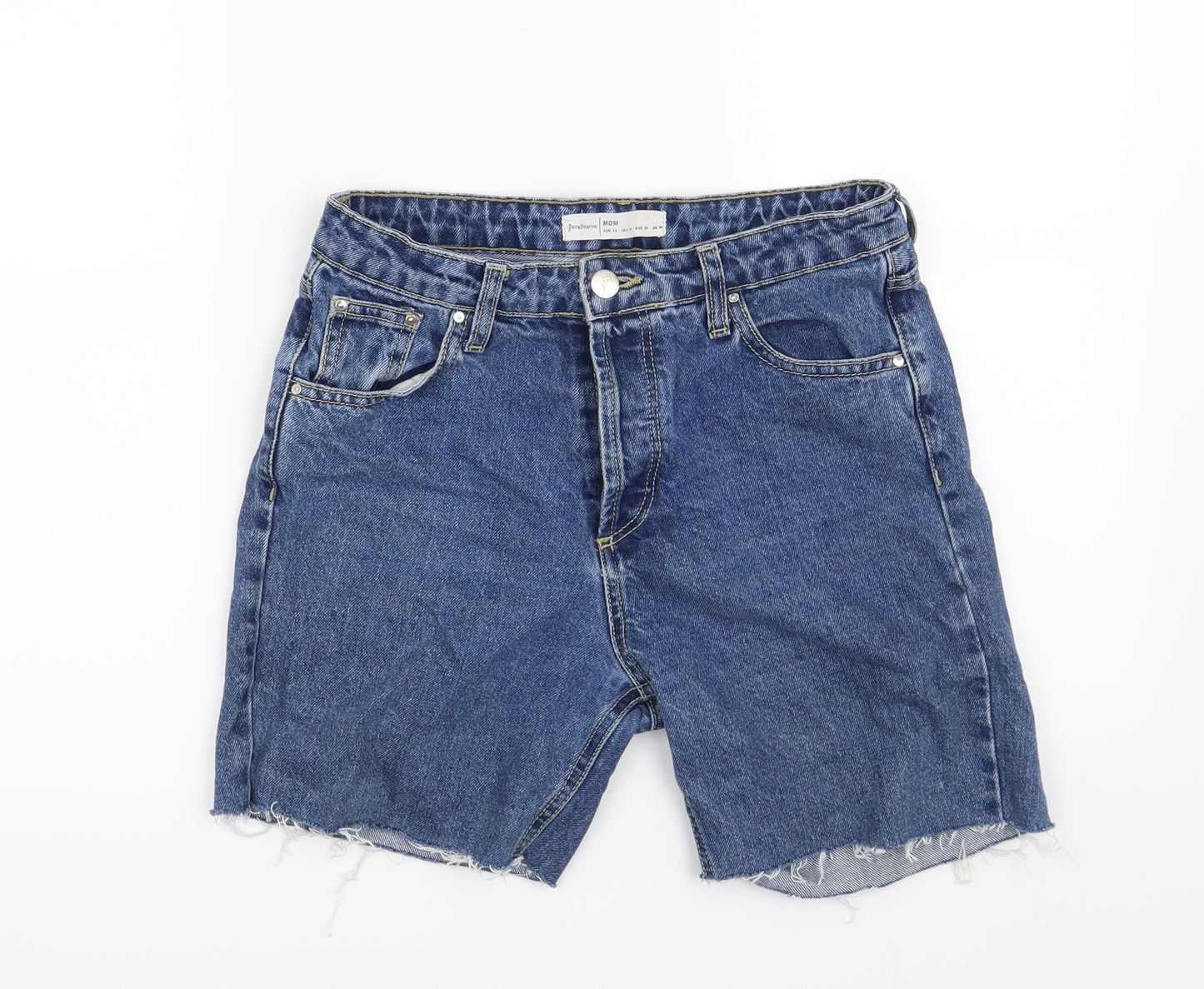 Stradivarius Womens Blue   Cut-Off Shorts Size 8