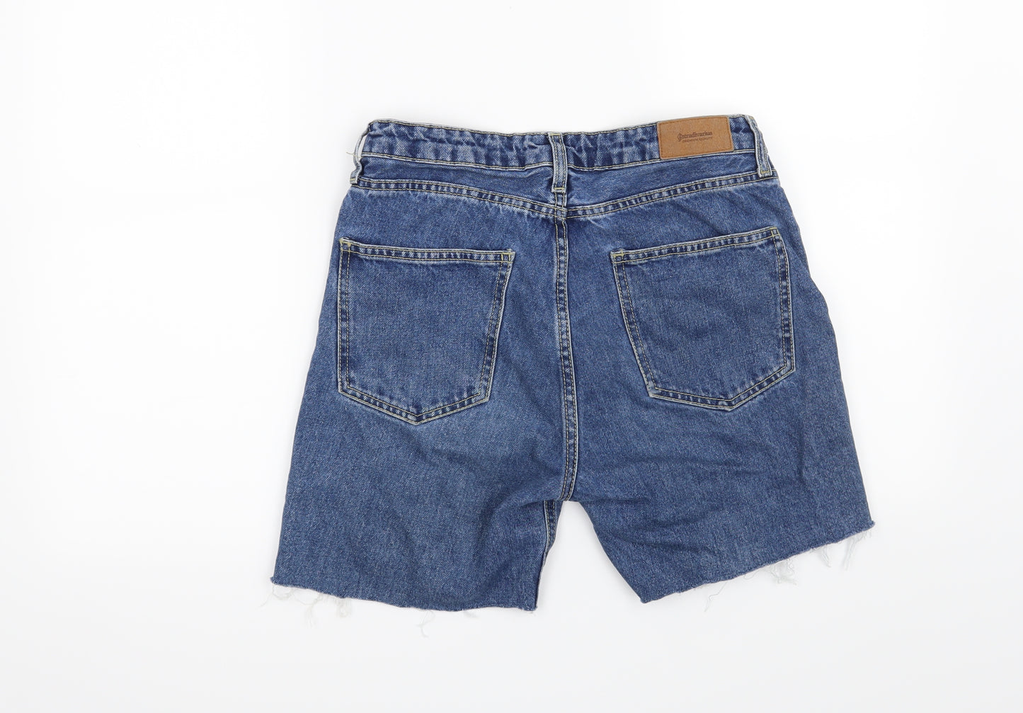 Stradivarius Womens Blue   Cut-Off Shorts Size 8