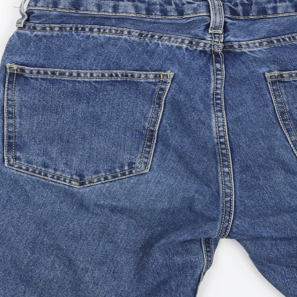 Stradivarius Womens Blue   Cut-Off Shorts Size 8