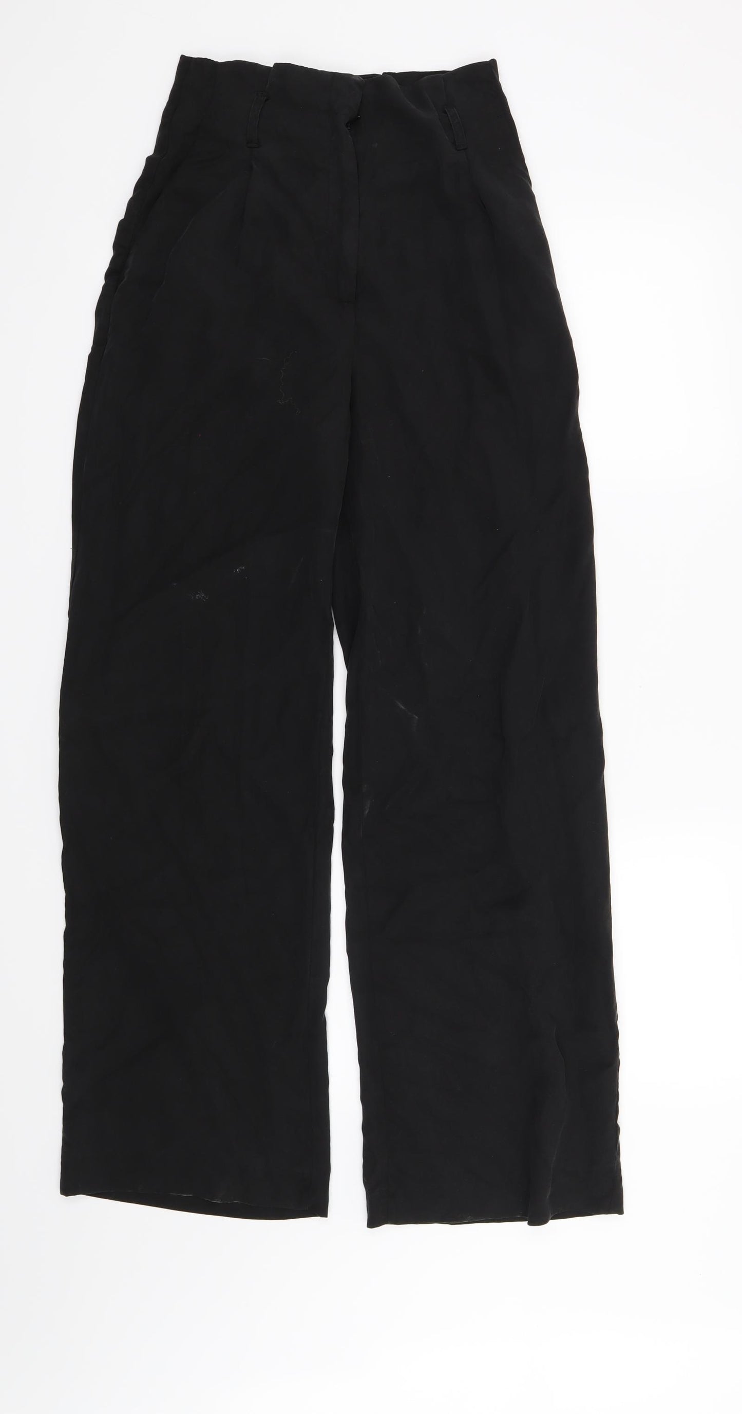 H&M Womens Black   Trousers  Size 6 L29 in