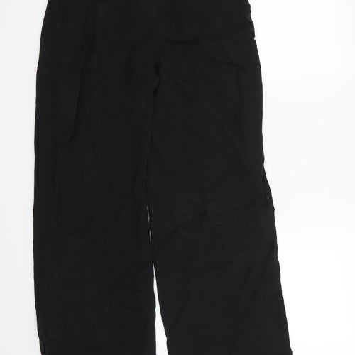 H&M Womens Black   Trousers  Size 6 L29 in