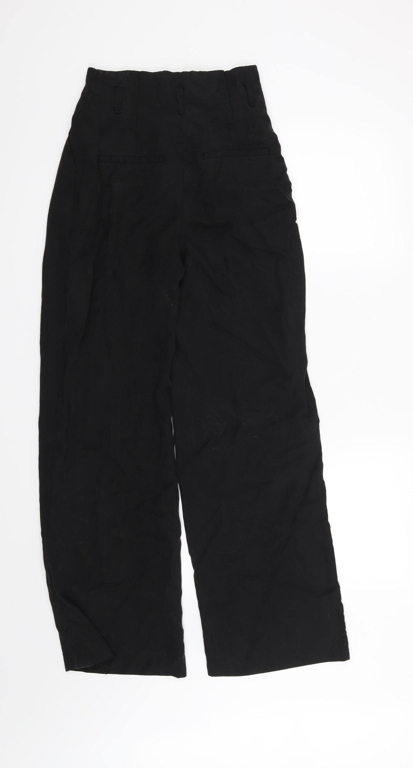 H&M Womens Black   Trousers  Size 6 L29 in
