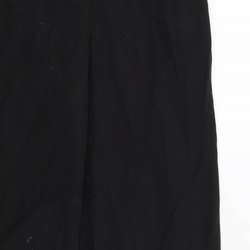 H&M Womens Black   Trousers  Size 6 L29 in