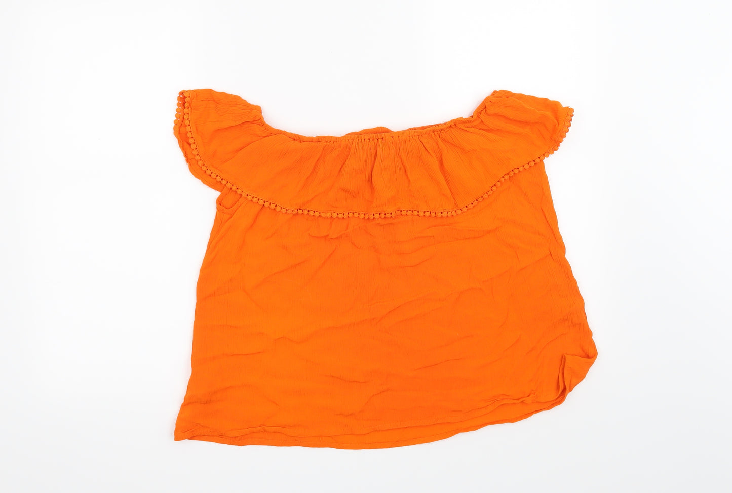 Peacocks Womens Orange   Basic Blouse Size 14
