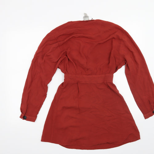 ASOS Womens Red   Basic Blouse Size 6