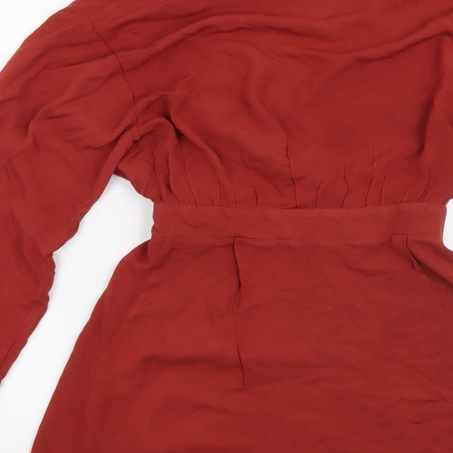 ASOS Womens Red   Basic Blouse Size 6