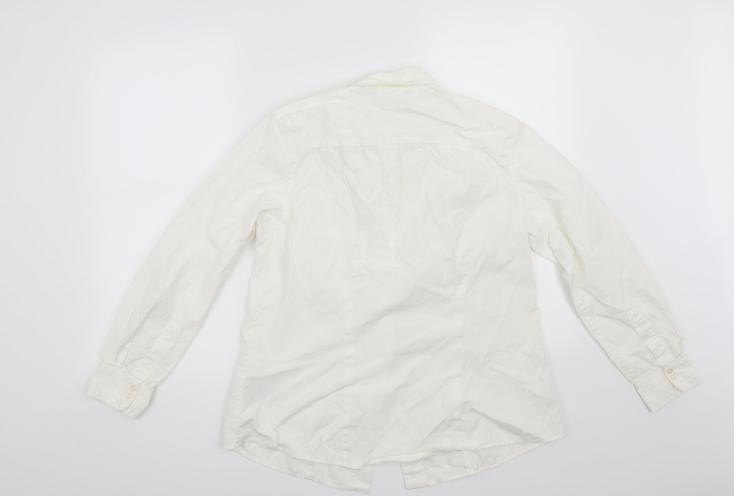 Gap Womens White   Basic Button-Up Size 12