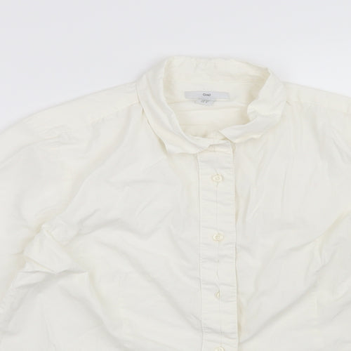 Gap Womens White   Basic Button-Up Size 12