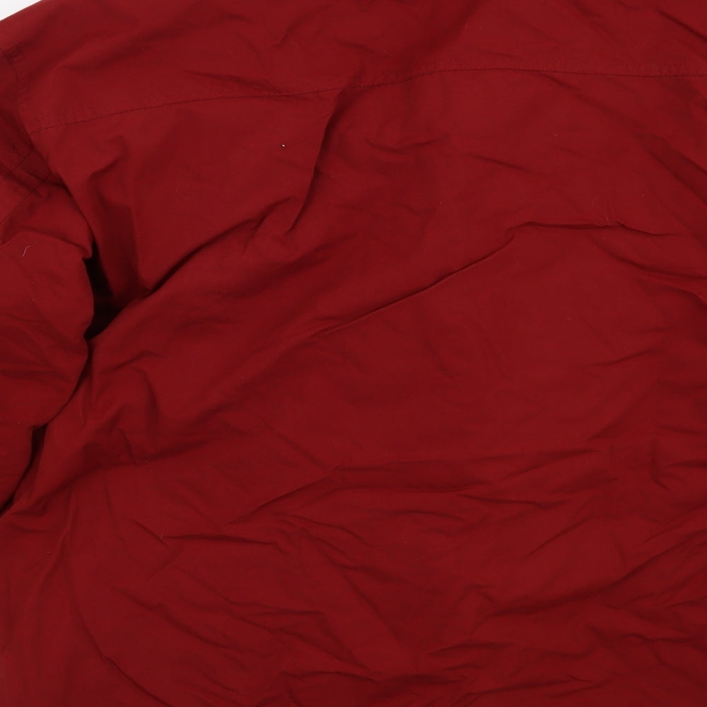 Preworn Mens Red   Overcoat Coat Size M
