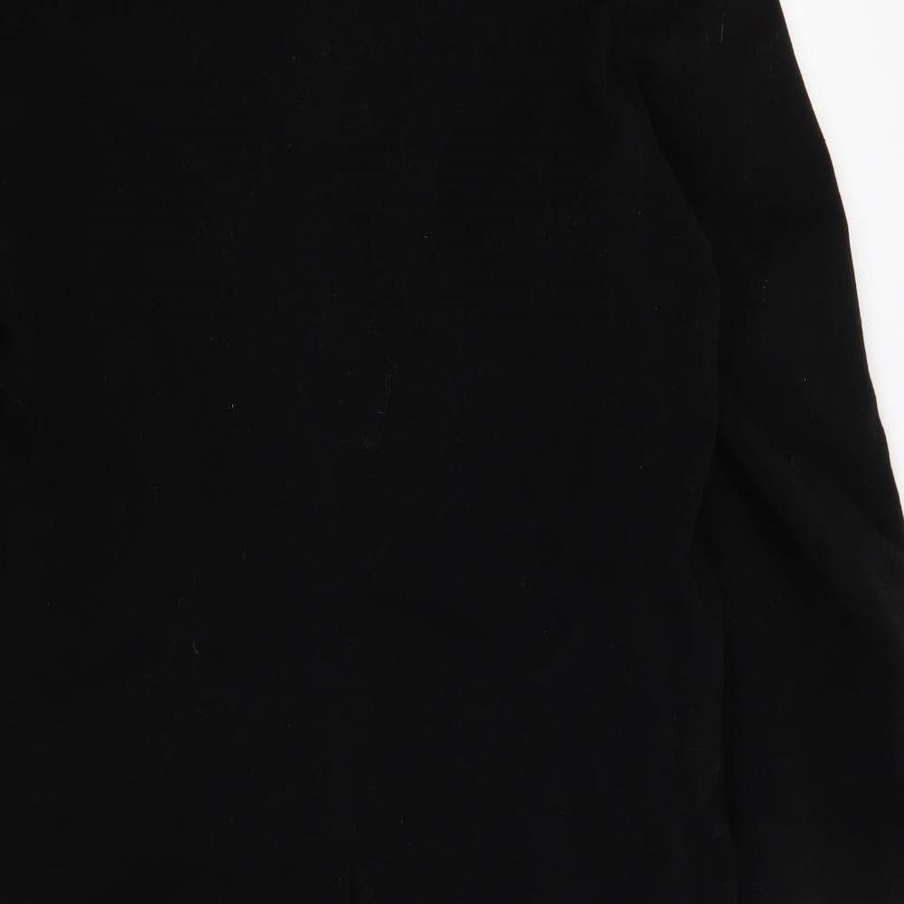 Preworn Womens Black   Overcoat Coat Size 10