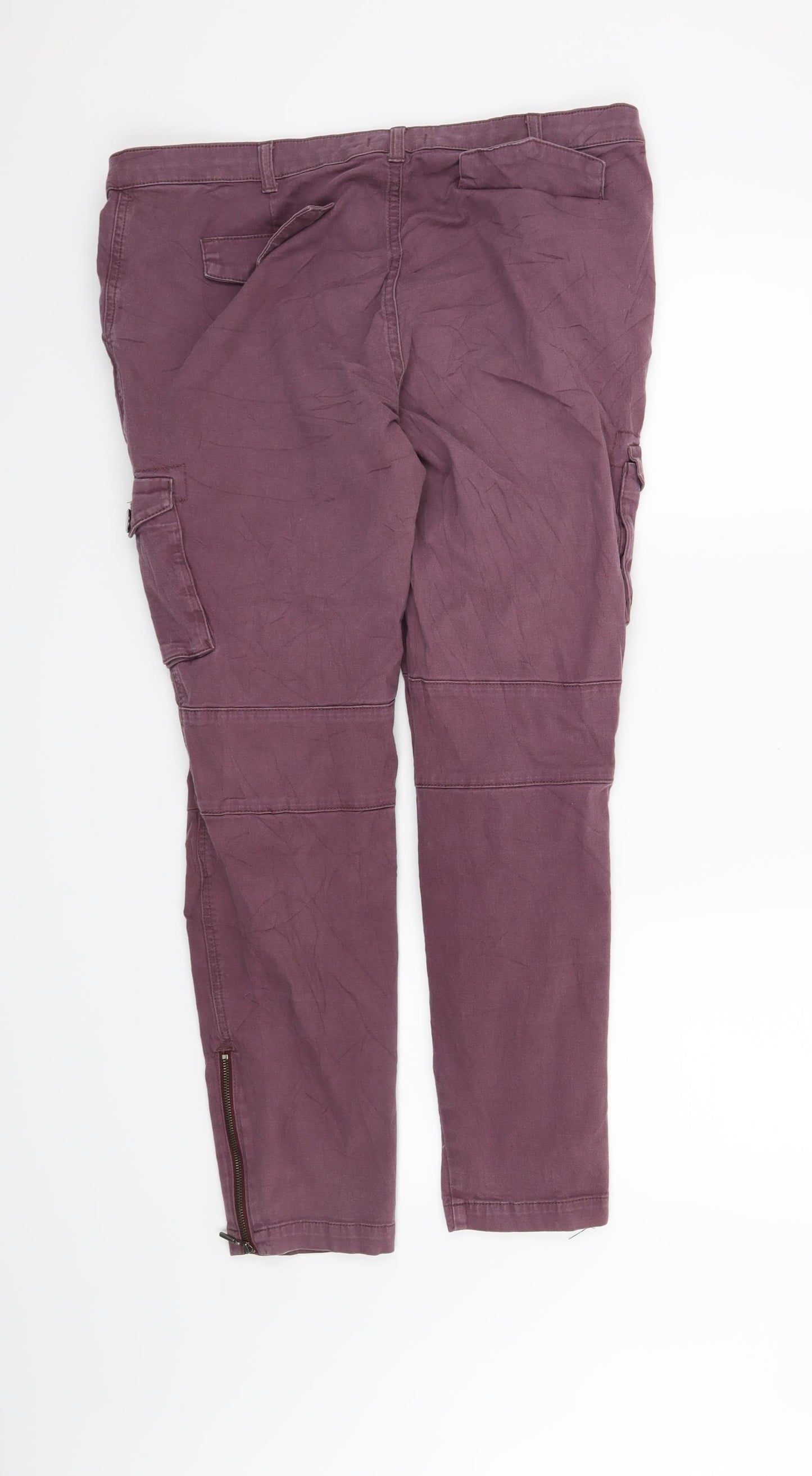 Jasper Conran Womens Purple   Straight Jeans Size 16 L28 in